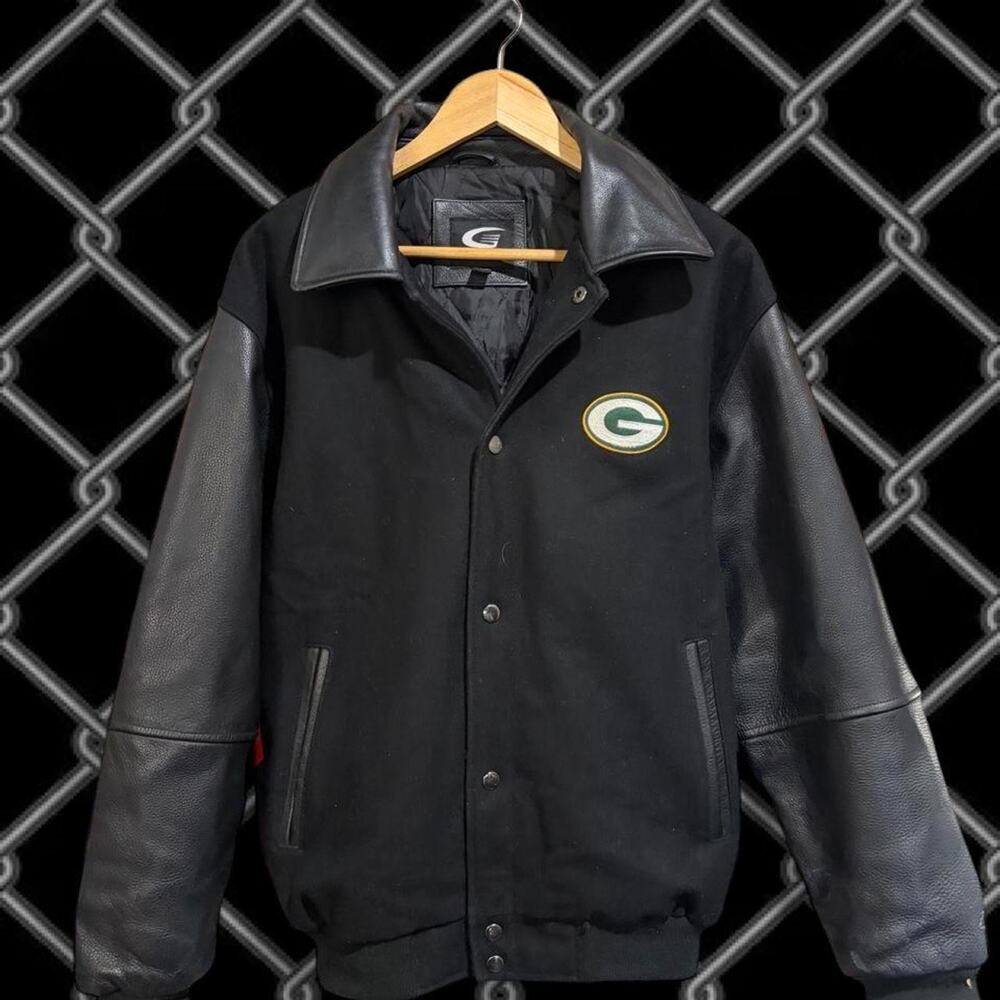 90s Green Bay Packers Varsity Jacket